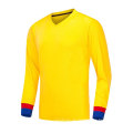 Sublimation billig benutzerdefinierte Spanien Langarm Fußball Uniformen / Fußball Jersey / Fußball Shirt Torwart Großhandel